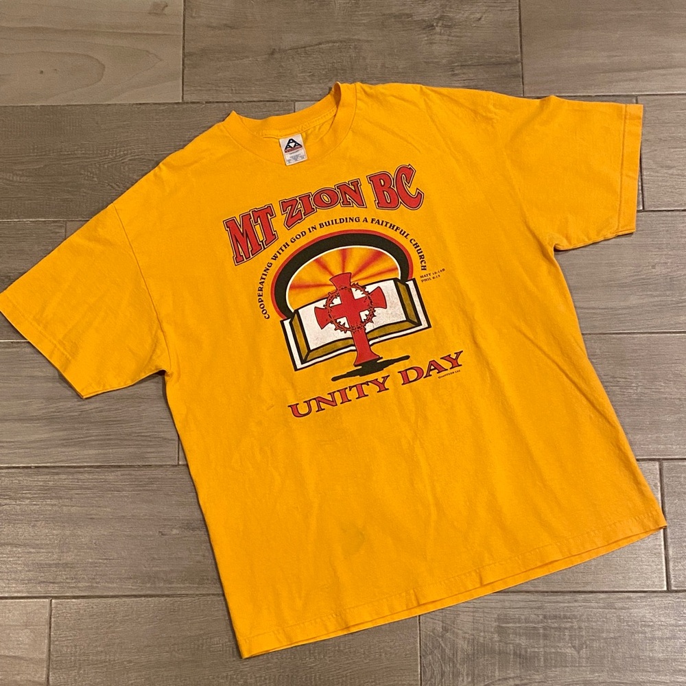 Mt. Zion BC Yellow UnityDay Graphic T-Shirt